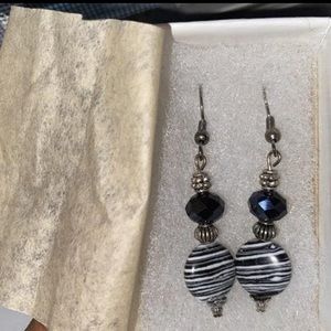 Blue earrings / long earrings